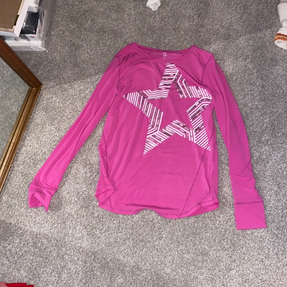 Gap Long Sleeve Pink T- Shirt Girls Size XXL